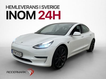 Tesla Model 3 Performance AWD Svensksåld Autopilot