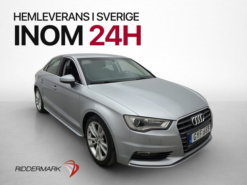 Bild 1 av Audi A3 Sedan 2.0 TDI 150hk Farthållare Ledramp 0.41l/mil Isofix