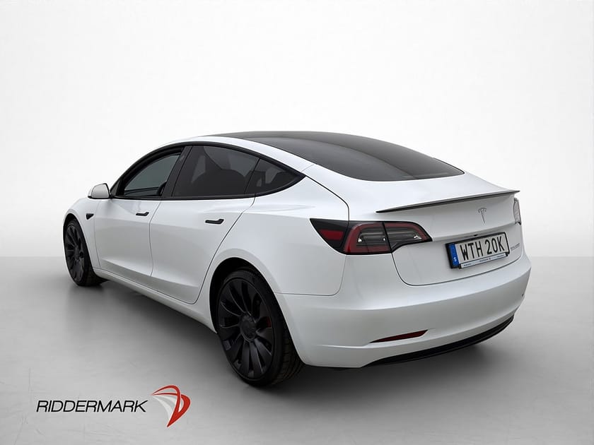 Bild 4 av Tesla Model 3 Performance 1 Brukare Autopilot Panorama