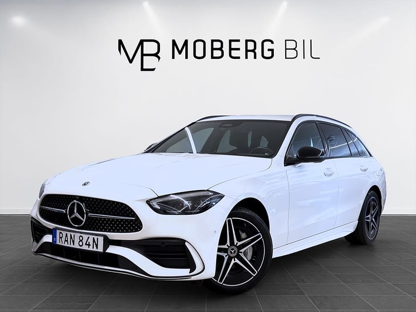 Bild 1 av Mercedes-Benz C 300 T e C300 313hk AMG Line Drag B-Kamera Navi