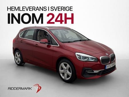 BMW 218i Active Tourer 140hk Luxury Line Pano HUD Dragkrok Kamera