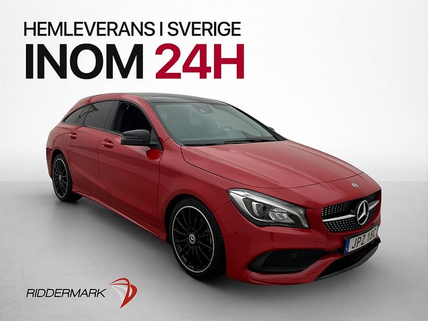 Bild 1 av Mercedes-Benz CLA 180 Shooting Brake SB AMG Pano Kamera CarPlay 122hk