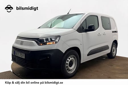 Fiat E-Doblò Van 50 kWh CCS Head-Up Kamera P-Sens 3-sits 2xSidodörr NY BIL 136hk