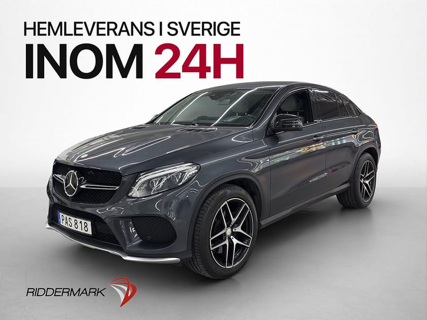 Bild 3 av Mercedes-Benz GLE 450 AMG 4MATIC Coupé 4M 360° Luftfjäd H/K Skinn
