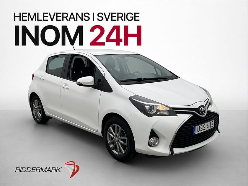 Bild 1 av Toyota Yaris 1.33 Dual VVT-i 99hk Active Kamera Farthållare