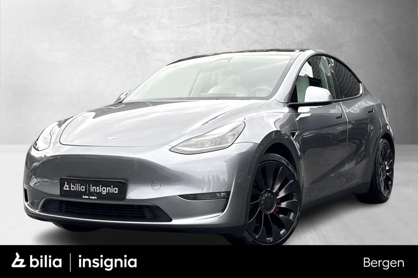 Bilde 1 av Tesla Model Y Performance AWD / H.Feste / Quicksilver / Lyst interiør