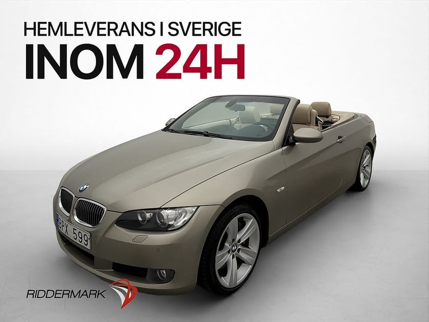 Bild 3 av BMW 335i Convertible Plåtcab Comfort Skinn Navi Välservad 306hk