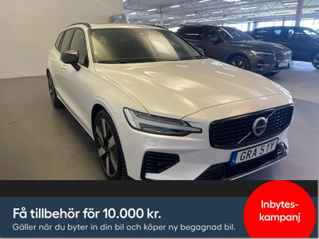 Volvo V60 Recharge T6 II Ultimate Dark/ Panoramatak/ Headup Display/ Harman Kardon/ 360 kamera/ 10.000kr Tillbehör/