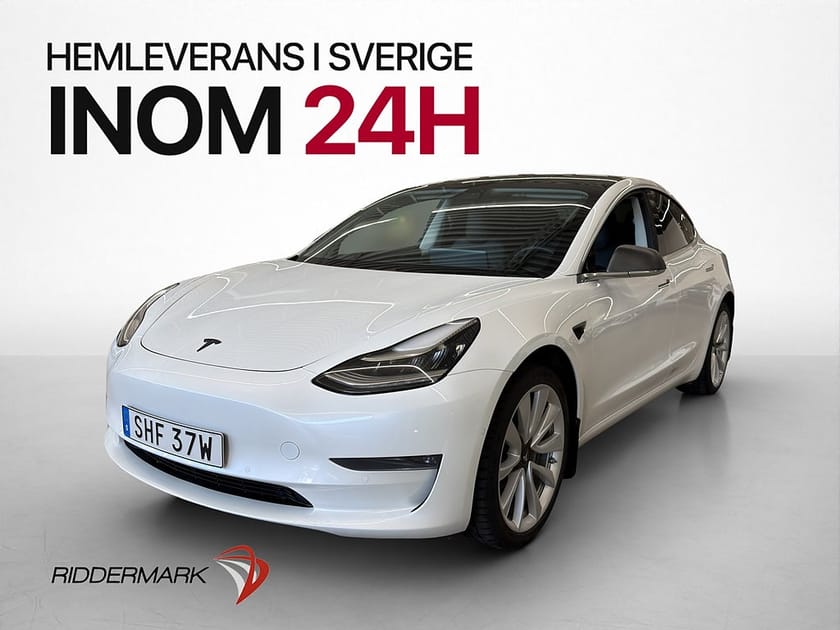 Bild 4 av Tesla Model 3 Long Range AWD Svensksåld Autopilot