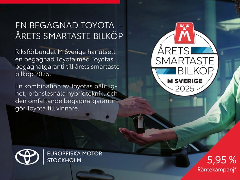 Bild 2 av Toyota Yaris Cross Hybrid 130 AWD-i 1,5 HSD 130hk ACTIVE Säkerhetspaket