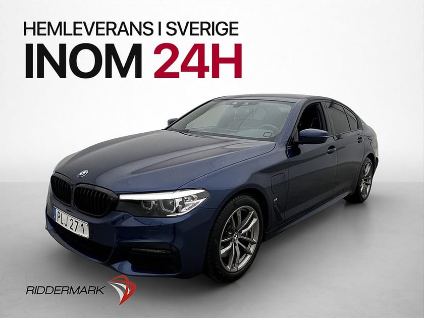 Bild 1 av BMW 530e iPerformance Sedan M Sport Komfortstolar Kamera Navi Ambient Rattvärme