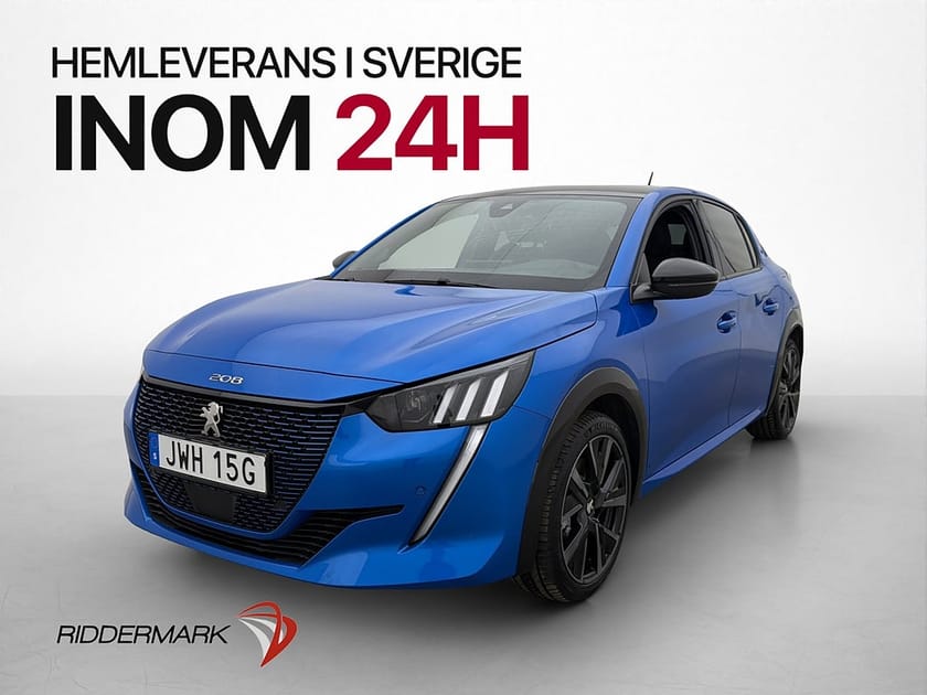 Bild 1 av Peugeot e-208 50 kWh 136hk GT Kamera Navi Elstol CarPlay CCS