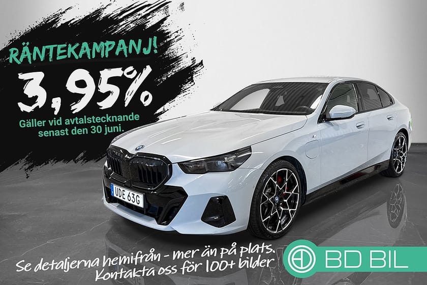 Bild 1 av BMW 550e xDrive Sedan M-SPORT PRO ADAPTIVE-LED KAMPANJ 3,95% RÄNTA