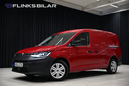 Volkswagen Caddy Cargo Maxi DSG 122HK Dubbeldörr|LED|Inredd|GPS|Backkamera|Leasbar