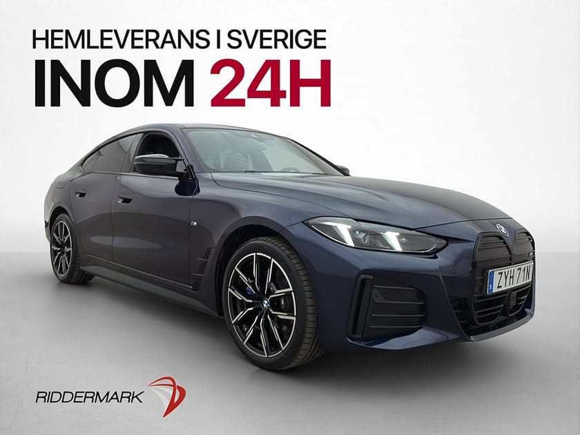 Bild 1 av BMW i4 M50 xDrive Gran Coupé 544hk Värm H/K Dragkrok Kamera