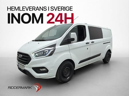 Ford Transit Custom 340 Crew Van transit-custom CrewVan L2 Värm Drag Kamera 5-Sits MOMS