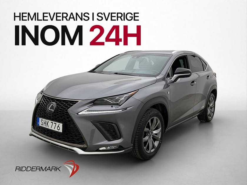 Bild 3 av Lexus NX 300h AWD F Sport Taklucka Levinson Kamera HuD Skinn