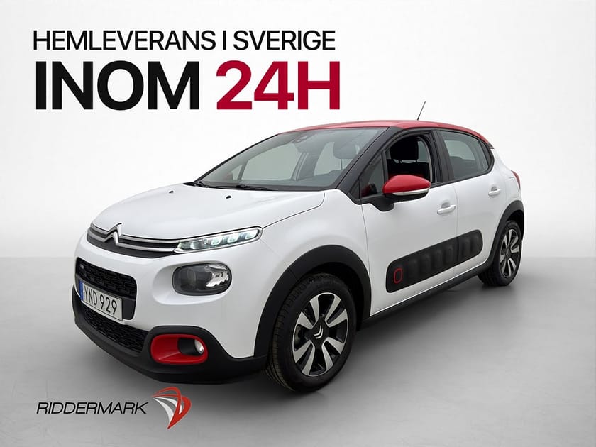 Bild 3 av Citroën C3 PureTech 82hk Feel P-Sensorer CarPlay Farthållare