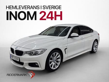 BMW 420d Gran Coupé 420 D 190hk M-Sport Ljust-Läder  Dragkrok