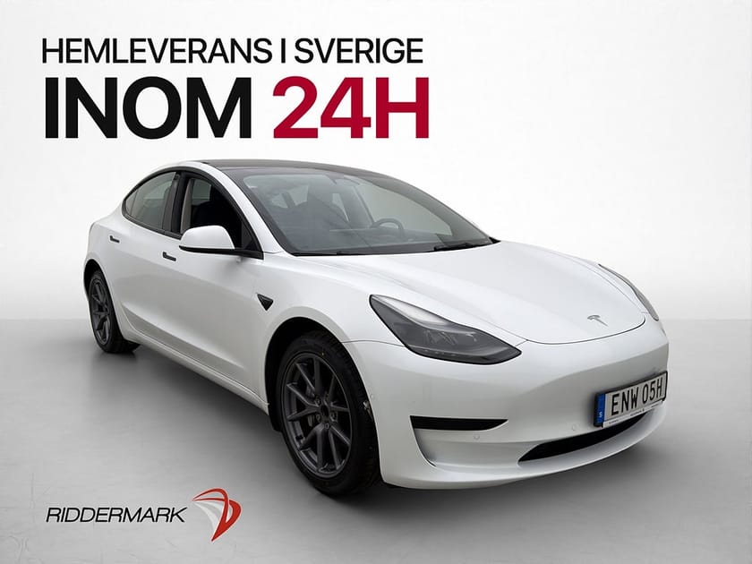 Bild 1 av Tesla Model 3 Standard Range 283hk Autopilot Pano MOMS