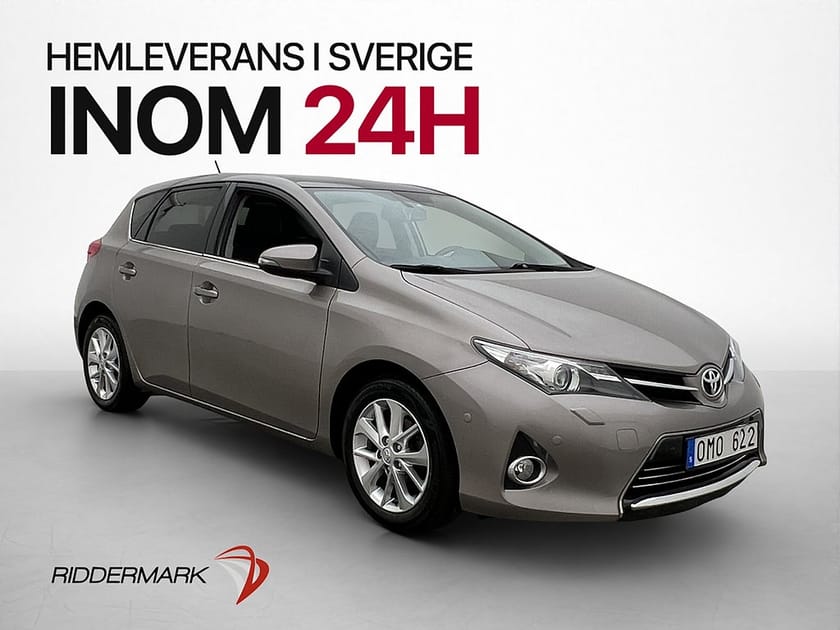 Bild 1 av Toyota Auris 1.6 132hk Executive Pano Kamera Navi Halvskinn