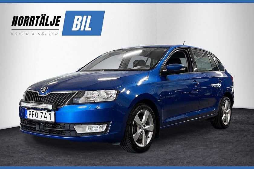 Bild 1 av Škoda Rapid Spaceback Skoda 1.4 125 HK TSI DRAG CARPLAY MOTORVÄRMARE