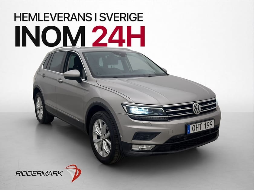 Bild 1 av Volkswagen Tiguan 180hk 4M Skinn Pano Värmare Cockpit Drag