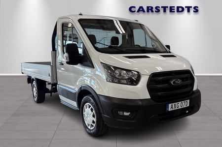 Ford Transit 350 Chassi Cab L3 Enkelhytt 2.0 Ecoblue 130Hkr man Flak
