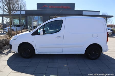 Peugeot Partner Van Utökad Last 1.6 BlueHDI Skåp 100hk 3 sits Drag  Svensksåld