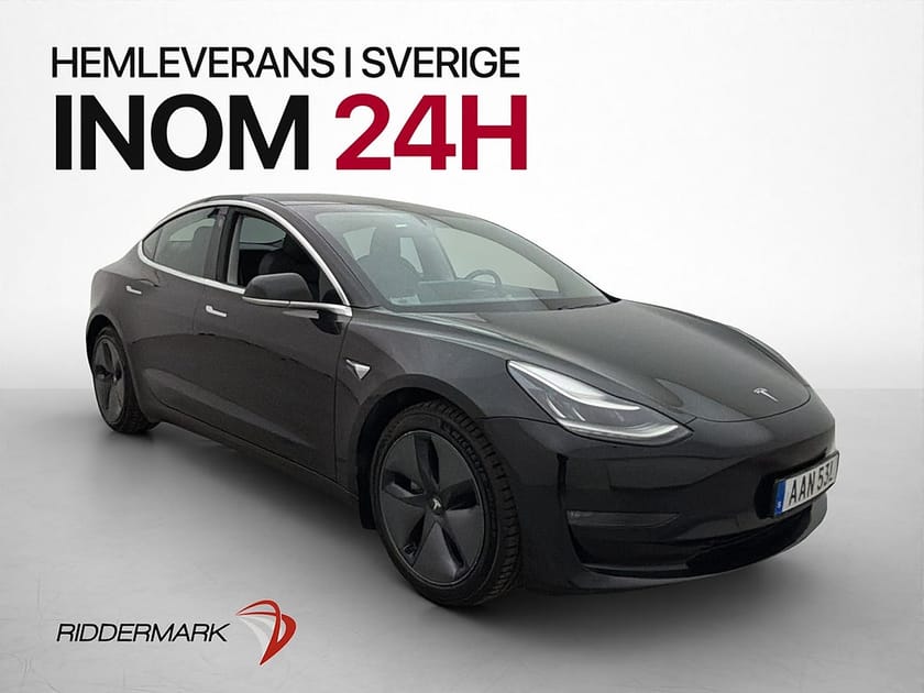 Bild 1 av Tesla Model 3 Long Range AWD Autopilot Dragkrok Svensksåld