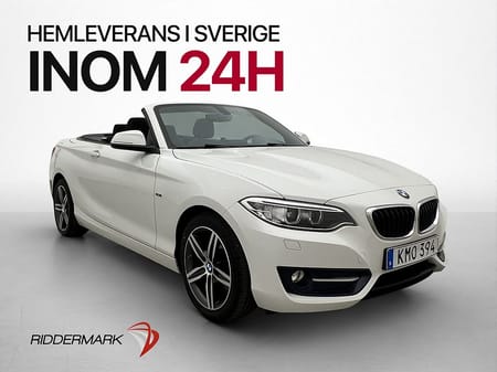 BMW 220i Convertible 184hk Sport-Line P-Sensor Keyless