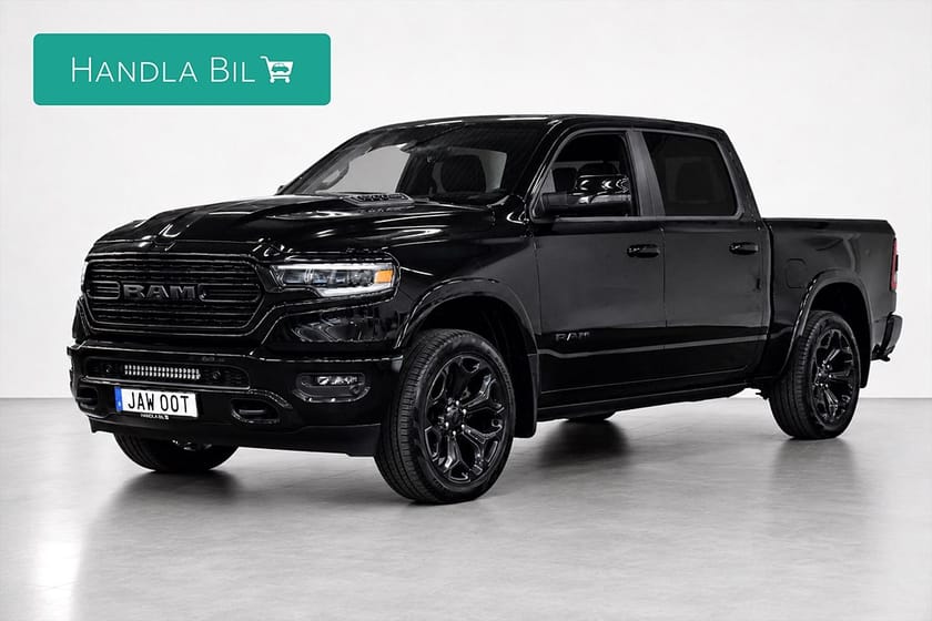 Bild 1 av RAM 1500 Crew Cab 5.7 V8 HEMI Limited Night Luft H/K Pano HUD Moms