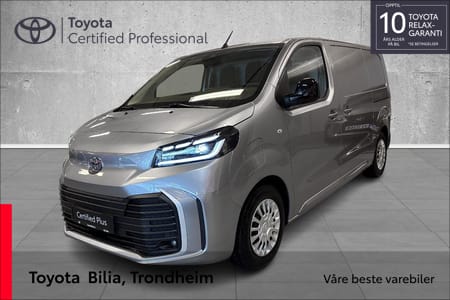 Toyota Proace Electric 75 Comfort L1 kwh 2 skyvdører/krok/