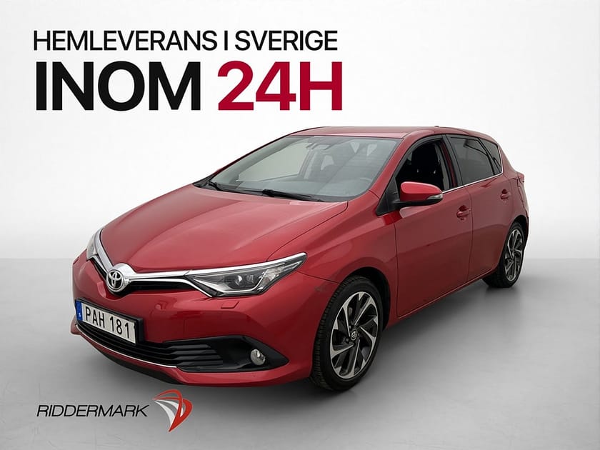 Bild 1 av Toyota Auris 1.2 Turbo 116hk Active Plus Kamera Drag 2-bruk