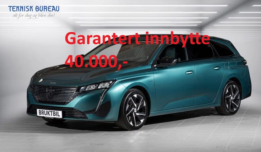 Bilde 1 av Peugeot 308 SW Plug-In Hybrid 180 Allure PHEV 180hk LED/NAVI/ACC/KEYLESS/KAMERA
