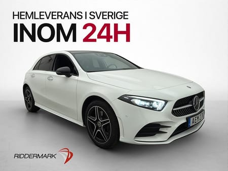 Mercedes-Benz A 250 e 218hk AMG Pano Wide HUD Värm 360° Drag