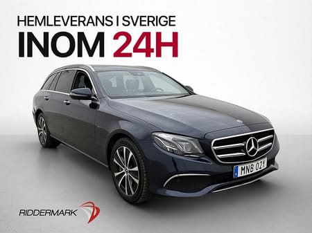 Mercedes-Benz E 300 de T PLUG-IN E300 306hk Burmester Värmare Pano 360° Drag
