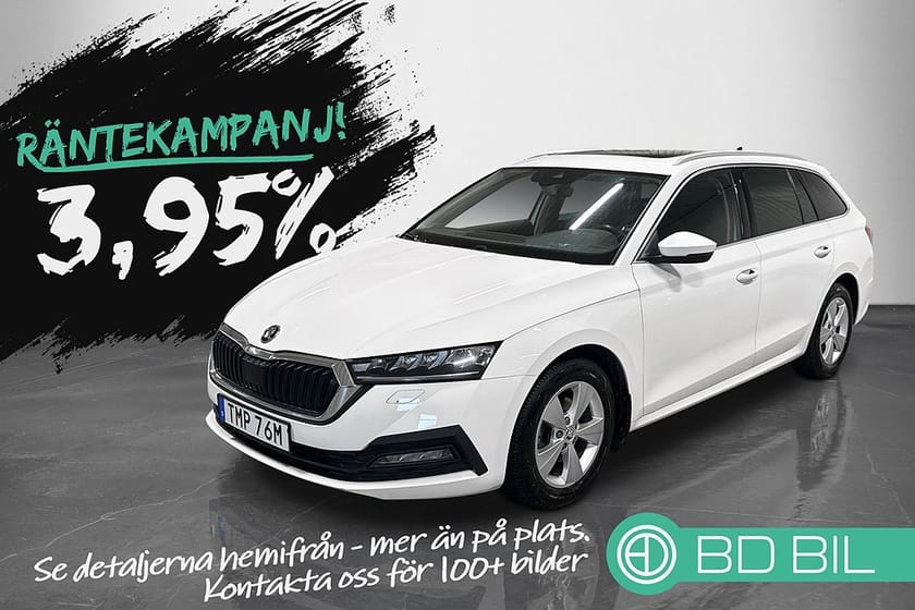 Bild 1 av Škoda Octavia Kombi Skoda 1.0 TSI PANORAMA BACKKAMERA VÄRMARE KAMPANJ 3,95 RÄNTA