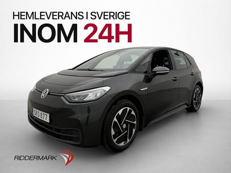 Volkswagen ID.3 Pro Performance 204hk Värmare Navi CarPlay