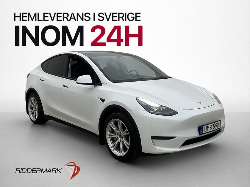 Bild 1 av Tesla Model Y Long Range AWD Svensksåld Panorama Drag