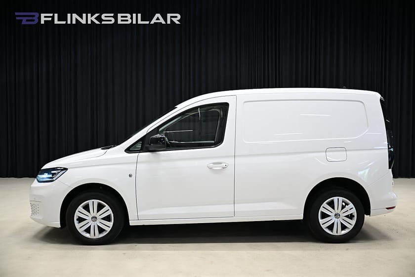 Bild 2 av Volkswagen Caddy Cargo TDI DSG 122HK Nedlackad|LED|Inredning|Värmare|Leasbar