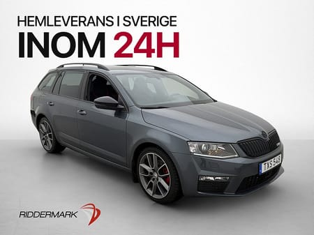 Škoda Octavia Kombi Skoda 2.0 TDI 184hk 4x4 RS Värmare Kamera Drag Skinn