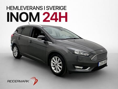 Ford Focus Kombi 125hk Titanium Kamera CarPlay K-rem bytt