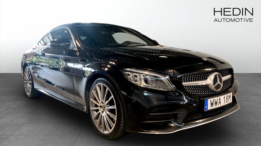 Bild 1 av Mercedes-Benz C 220 d 4MATIC Coupé // AMG // PANORAMA // VÄRMARE