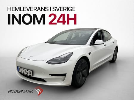 Tesla Model 3 Standard Range Plus 325hk Pano Värmepump Drag