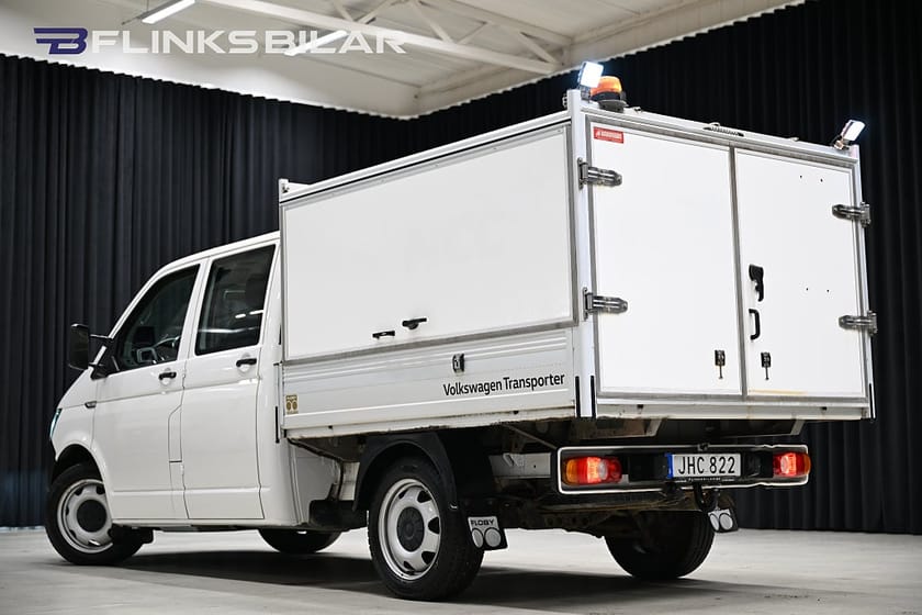 Bild 4 av Volkswagen Transporter Chassi Dubbelhytt 4Motion DSG 150HK Dubbelhytt|Kåpa|Inredd|Leasbar|SeUtr!