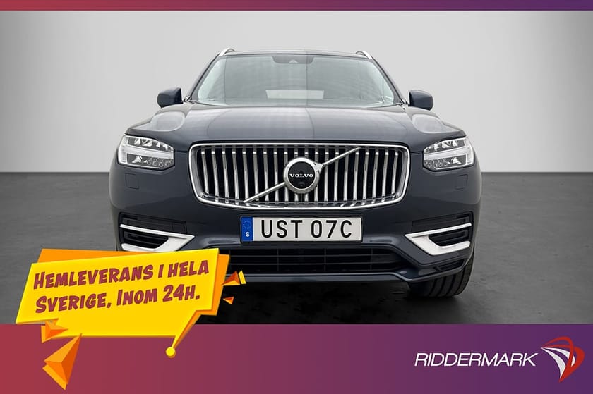 Bild 2 av Volvo XC90 T8 AWD Inscription 7-Sits Värm Wool H/K 360° HUD