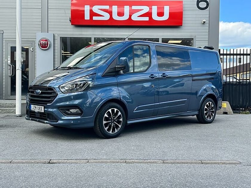 Bild 1 av Ford Transit Custom 290 Sport CREW VAN 2.0 185 HK | 5 SITS |SN INREDNING