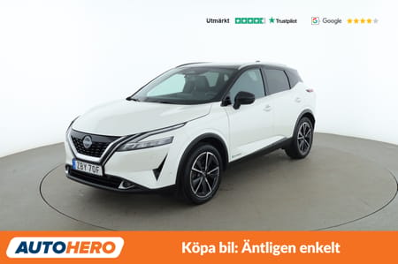 Nissan Qashqai e-POWER HUD, 360, Dragkrok, CarPlay, Panorama