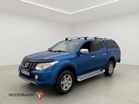 Mitsubishi L200 Dubbelhytt 181hk 4WD Värm Diff Drag L-Släde Kåpa MOMS